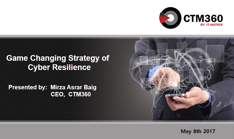 Game changing strategy on cyber resilience