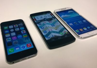 Battle of the fives: Samsung Galaxy S5 vs. Apple iPhone 5S vs. Google Nexus 5