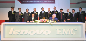 Lenovo and Emc Target Smbs with Lenovoemc Collaboration