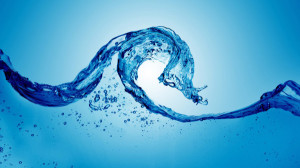 water-splash-blue-bakcground